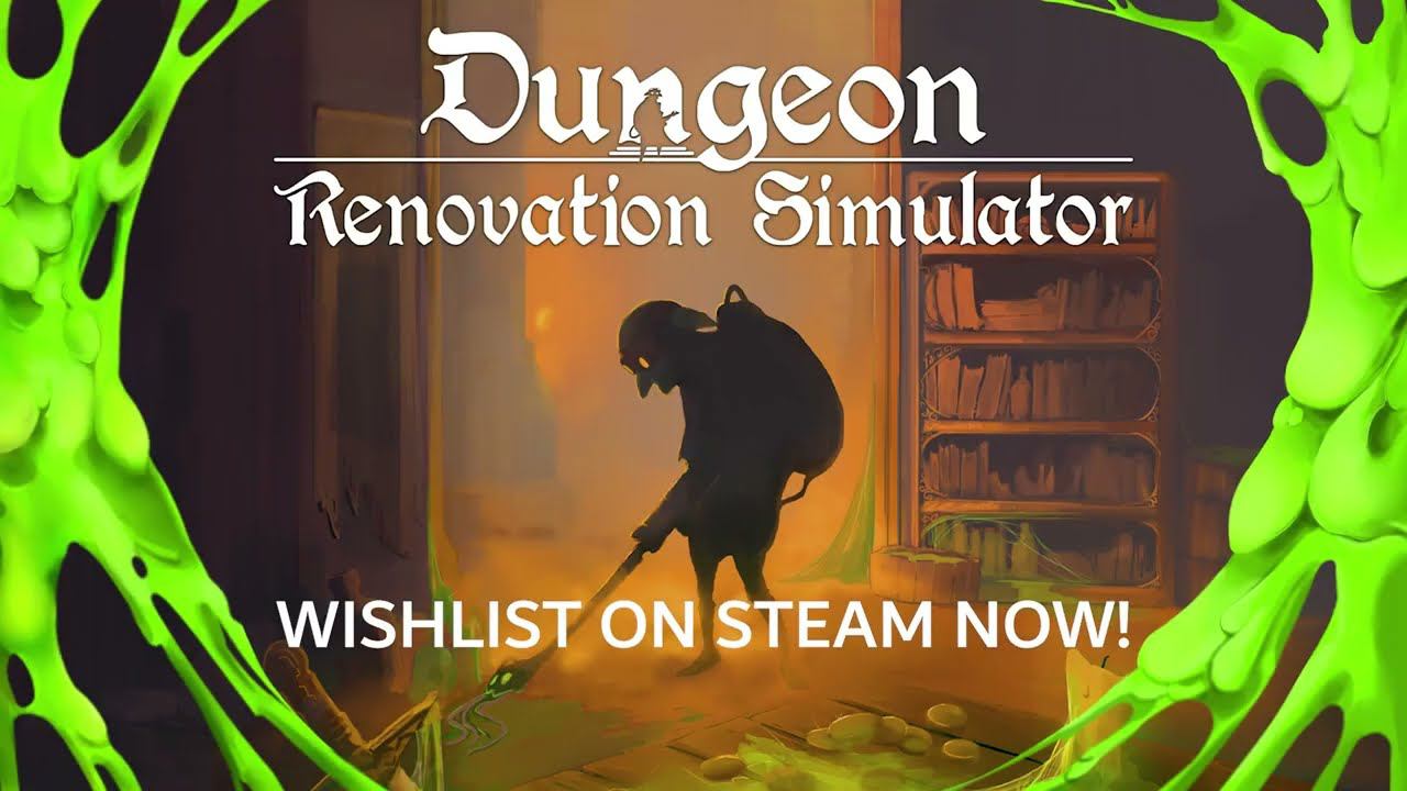 DUNGEON RENOVATION SIMULATOR Trailer Release date April 4 2024 PC смотреть онлайн