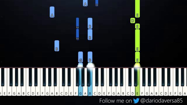 Je te laisserai des mots - Patrick Watson (Piano Tutorial) смотреть онлайн