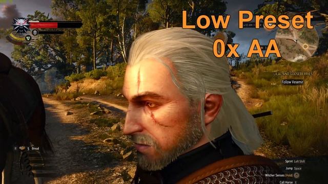 Witcher 3 HairWorks different presets comparison смотреть онлайн