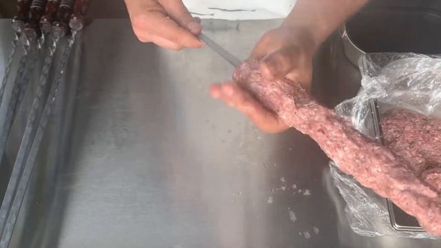 Люля кебаб на мангале! Люля кебаб из баранины! смотреть онлайн