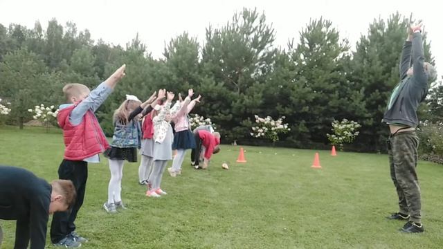 Тимбилдинг на детском дне Рождения в Петрухино. ( Team building with kids) смотреть онлайн