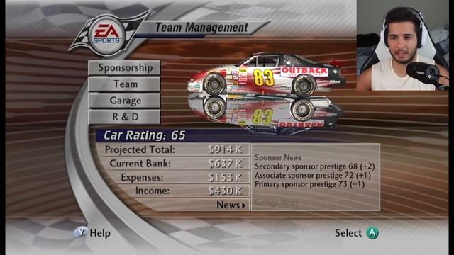 WELCOME BUDWEISER! MRN FIRES SHOTS! | NASCAR Thunder 2003 Career #23 смотреть онлайн