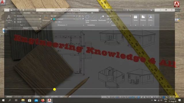 How to auto align the dimensions in Autocad by using LISP command смотреть онлайн