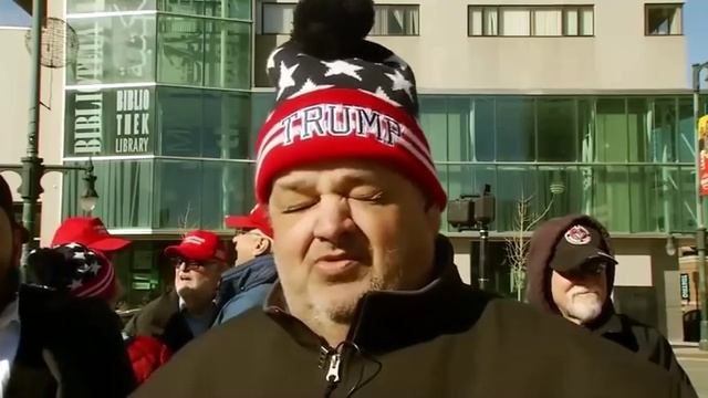 Trump supporters had a rally supporting the Muslim ban and no one came смотреть онлайн