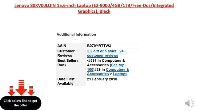 Lenovo Ideapad 330 Ryzen 3 Dual Core - (4 GB/1 TB HDD/Windows 10 Home) 330-15ARR Laptop смотреть онлайн