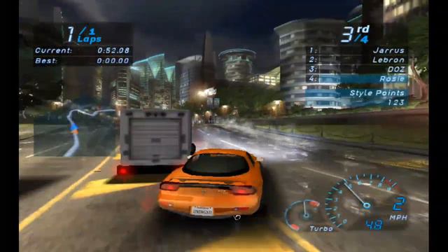 X18s - Dolphin - NFS: Underground - stock res + 50% max underclock смотреть онлайн