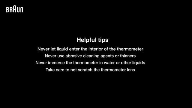 Braun No touch 3-in-1 Thermometer BNT100 - How to Clean смотреть онлайн