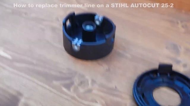 How to replace trimmer line on a STIHL AUTOCUT 25 2 - Bob The Tool Man смотреть онлайн