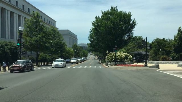 Driving Downtown - Washington DC 4K - USA смотреть онлайн