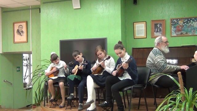 Концерт учащихся ДМШ им. П.И. Юргенсона в библиотеке им. И.А.Крылова 20160324 смотреть онлайн