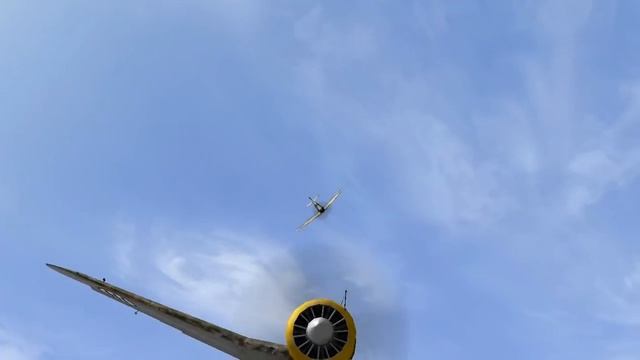 Gameplay IL-2 Sturmovik 1946_FIAT G.50 vs Spitfire смотреть онлайн