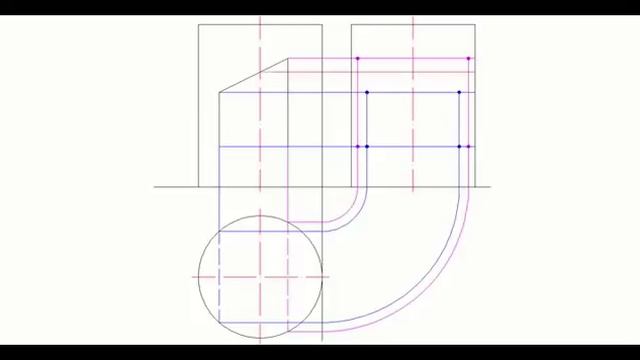 Построение цилиндра с вырезом смотреть онлайн