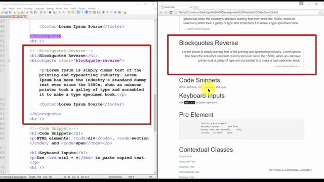 6. Bootstrap Typography смотреть онлайн