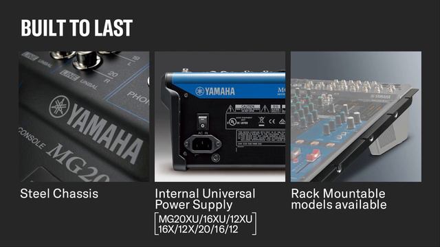 Yamaha Mixing Console MG Series смотреть онлайн