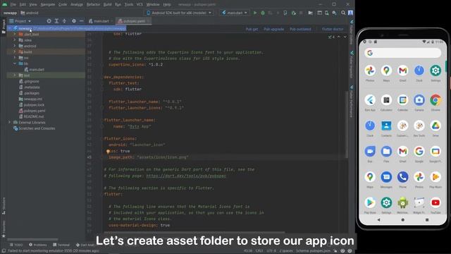 How to Easily Change Flutter App Name and Icon! смотреть онлайн