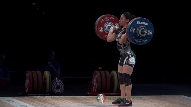 Quisia Guicho (58) - 117kg Clean and Jerk @ 2015 Senior World Championships смотреть онлайн