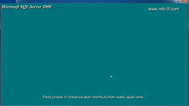 Instalasi SQL Server 2000 di Windows7 смотреть онлайн