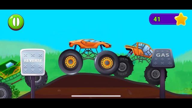 MONSTER TRUCK VEHICLES 2# | CRAZY KIDS CARTOONS | GAME FOR TODDLERS | LEARNING PARTS & GO RACE JAM смотреть онлайн