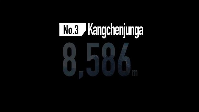 World Top 10 Highest Mountains. (Mount Everest Aerial View)