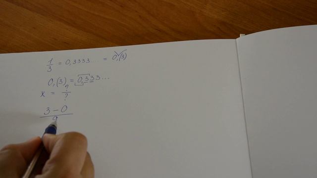 Как перевести десятичную периодическую дробь в обыкновенную. 10 класс смотреть онлайн