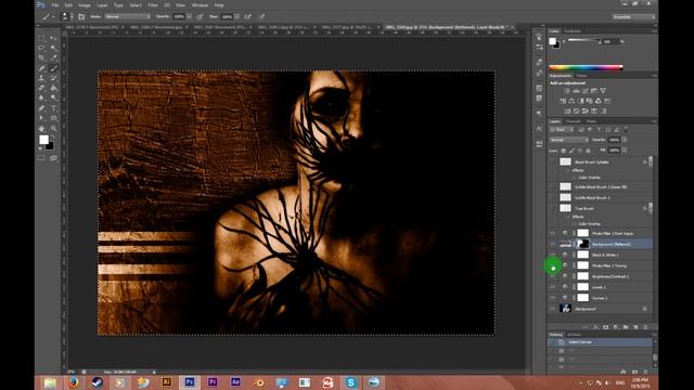 Photoshop Infection Halloween смотреть онлайн