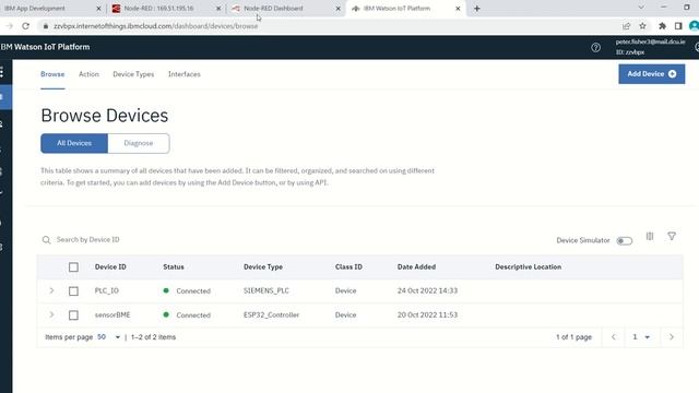 IoT Project - Visualising PLC Data from IBM Watson to NodeRed Dashboard on the Cloud смотреть онлайн