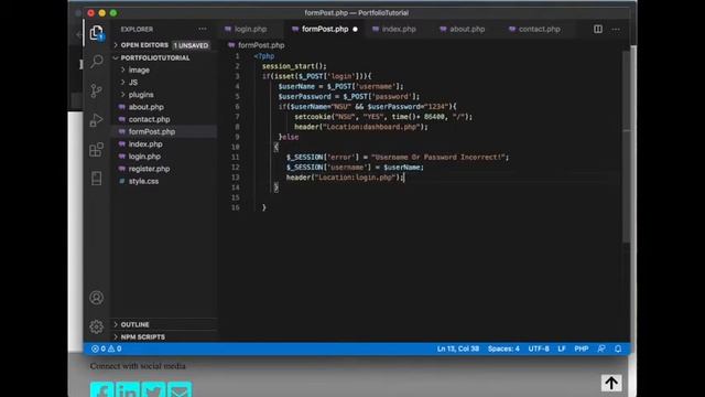 PHP Introduction With Simple Project. Login Demo, Part-3 смотреть онлайн