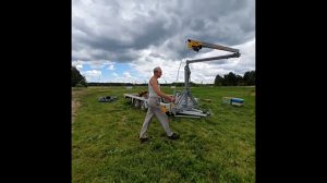 Обзор манипулятора или механизация погрузки ульев на прицеп.