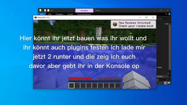 Minecraft Server erstellen plus zwei Plugins hinzufügen! :D | Deutsch | смотреть онлайн