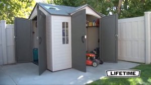 Пластиковый сарай LifeTime WoodLook 3 х 2,5 м