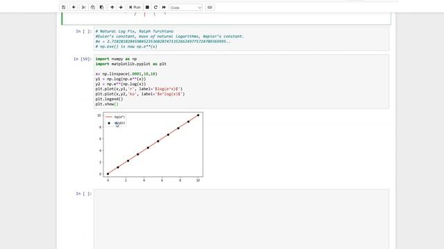 Numpy Natural Log and Natural Log Label Fix смотреть онлайн