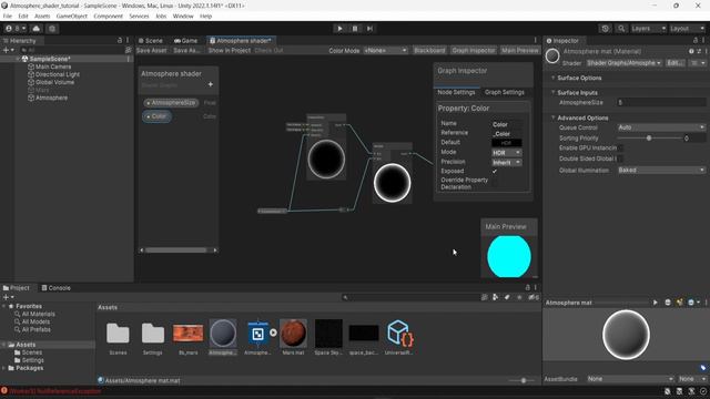 Atmosphere shader - Tutorial | Unity URP смотреть онлайн