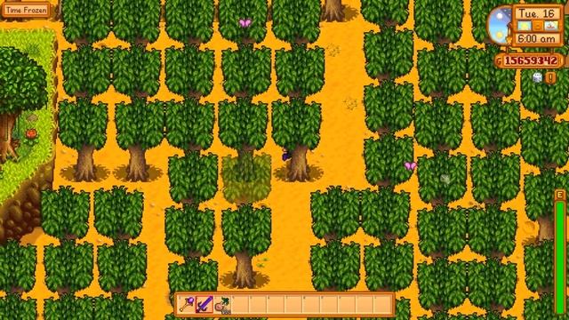 Mega Fruit Orchard! Stardew Valley Gameplay HD смотреть онлайн