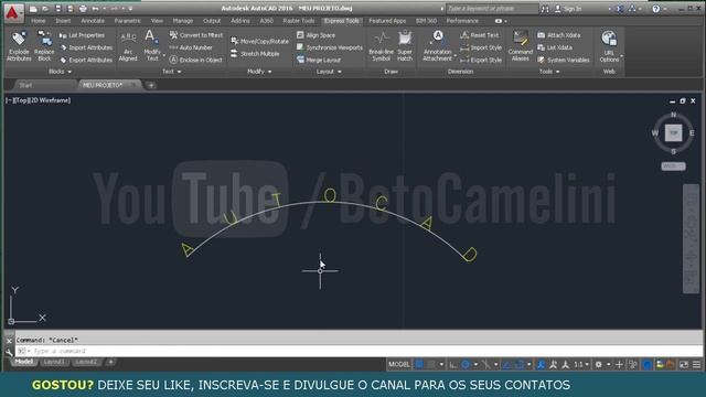 AutoCAD 259 EXPRESS TOOLS TEXT ARC ALIGNED TEXT смотреть онлайн