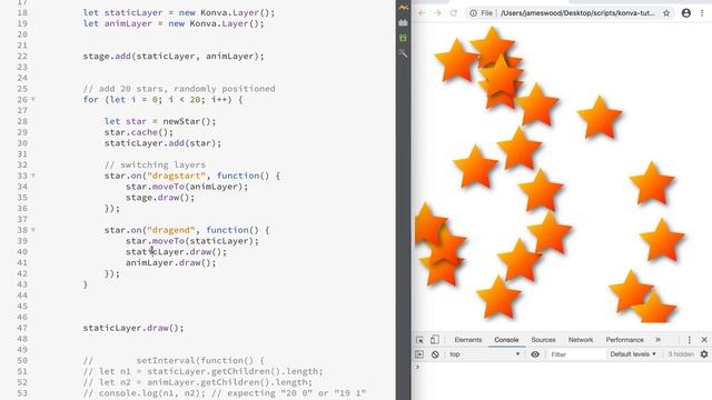KonvaJS Tutorial, Part 7 смотреть онлайн