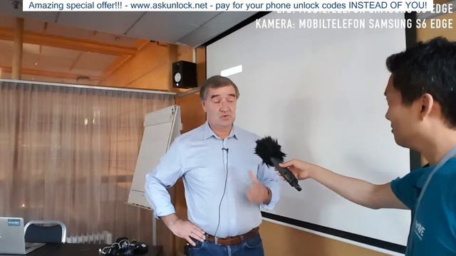 Høstseminaret Samsung S6 Edge - Med mobiltelefon som mikrofon - Intervju med Jan Sollid Storehaug, смотреть онлайн