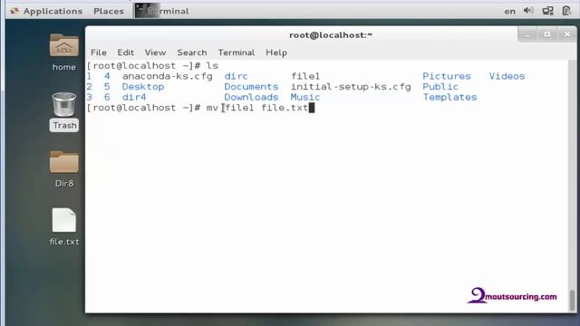 017 Rename Files and Directories using the mv command смотреть онлайн