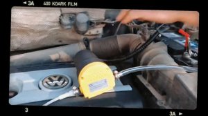 Замена масла с помощью насоса. VW Tiguan