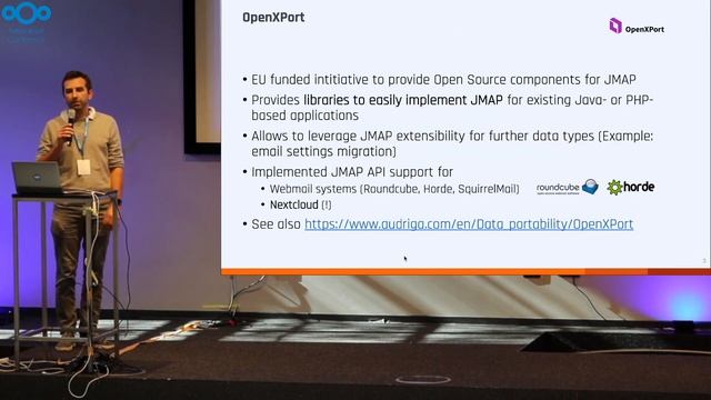 Data portability and interoperability with JMAP for Nextcloud| Nextcloud Conference 2022 смотреть онлайн