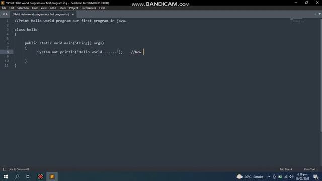 First program in Java Programming | Hello world program Print | How To make Program in Java | Java смотреть онлайн
