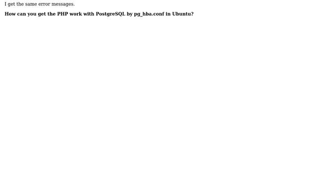 DevOps & SysAdmins: To get PHP communicate with PostgreSQL (2 Solutions!!) смотреть онлайн
