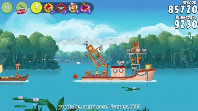 Angry Birds Rio Blossom River Level 12 Walkthrough 3 Stars Lösung смотреть онлайн