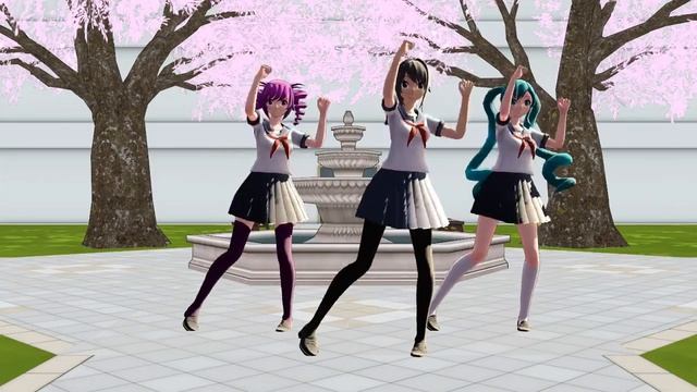 【MMD x Yandere simulator】Groovy Dancing Girl смотреть онлайн