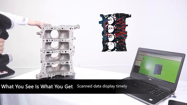 HSCAN 3D Scanner - scan object with fast speed and ultra-high accuracy смотреть онлайн