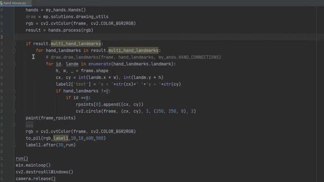 opencv painter using mediapipe смотреть онлайн