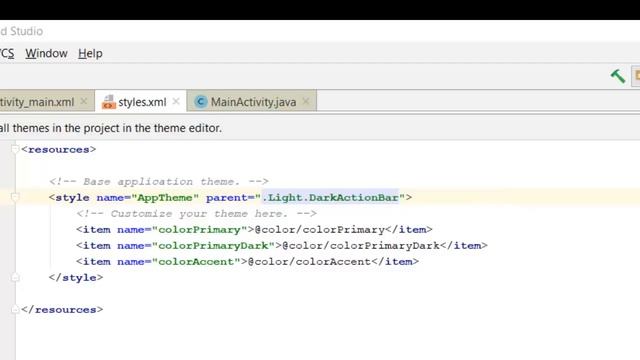 failed to load appcompat actionbar with unknown error - AndroidStudio смотреть онлайн