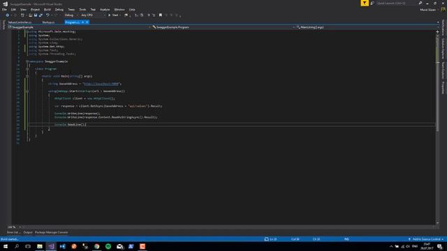 Web API Tools - Owin Self-Host & Swagger смотреть онлайн