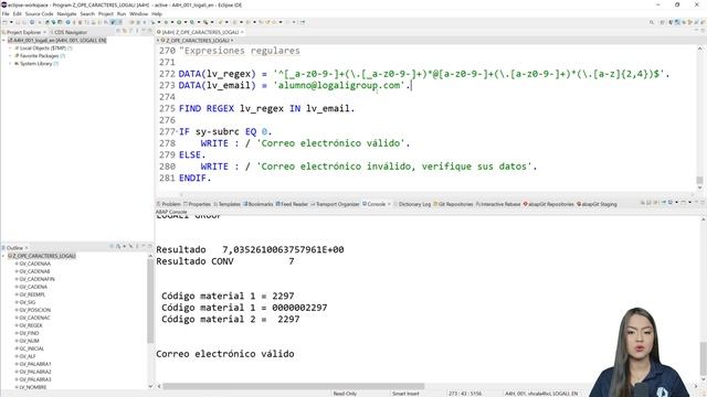 Curso Programación ABAP Iniciación - Expresiones Regulares смотреть онлайн