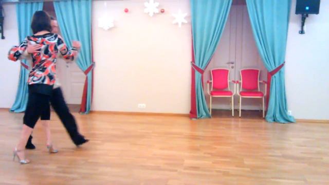 Урок 74. Танго. Переднее болео. Двойное смотреть онлайн