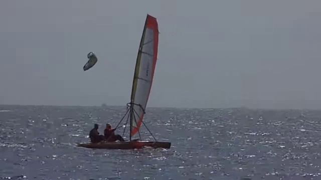 Виндсёрфинг, кайтинг, парусные катамараны смотреть онлайн